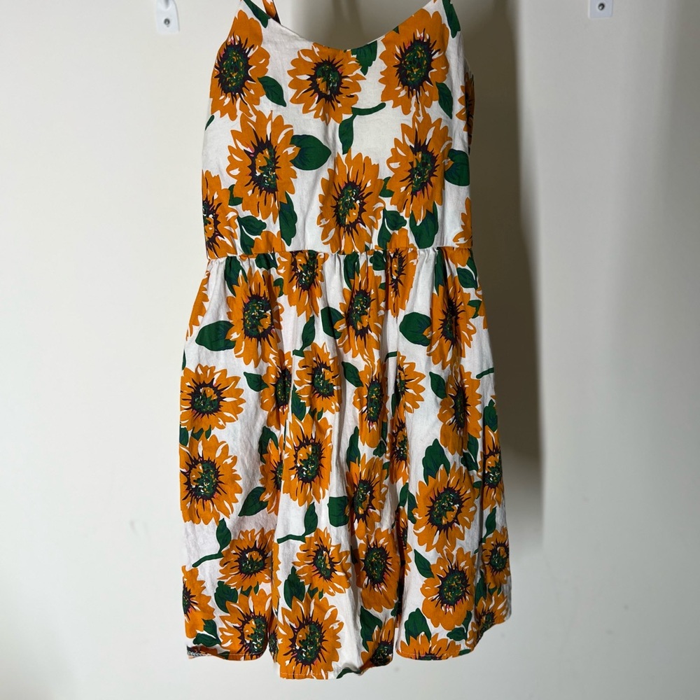 SHEIN Sunflower Print Dress